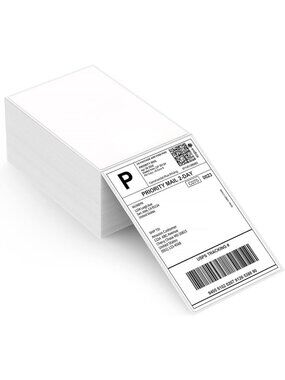 500 Pack 4x6 Thermal Shipping Labels - Commercial Grade Fanfold for Easy